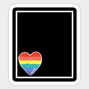 Pride Heart Sticker